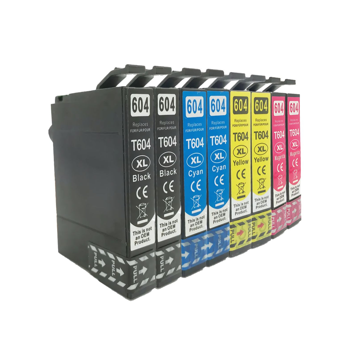 Kompatible Tintenpatrone XL für Epson Expression XP-2200 - Black Cyan Yellow Magenta - 8er Set