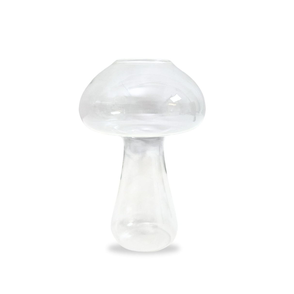 Stehende Glasvase Pilzform Blumenvase Vase Dekoration