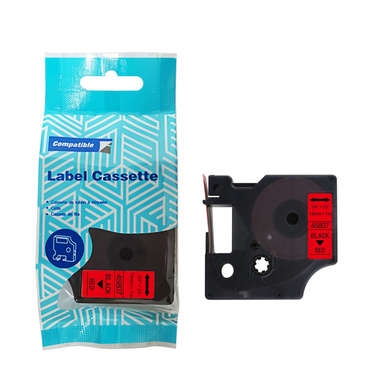 Alternatives Etikettenband zu Dymo D1 45807 / S0720870 Beschriftungsband