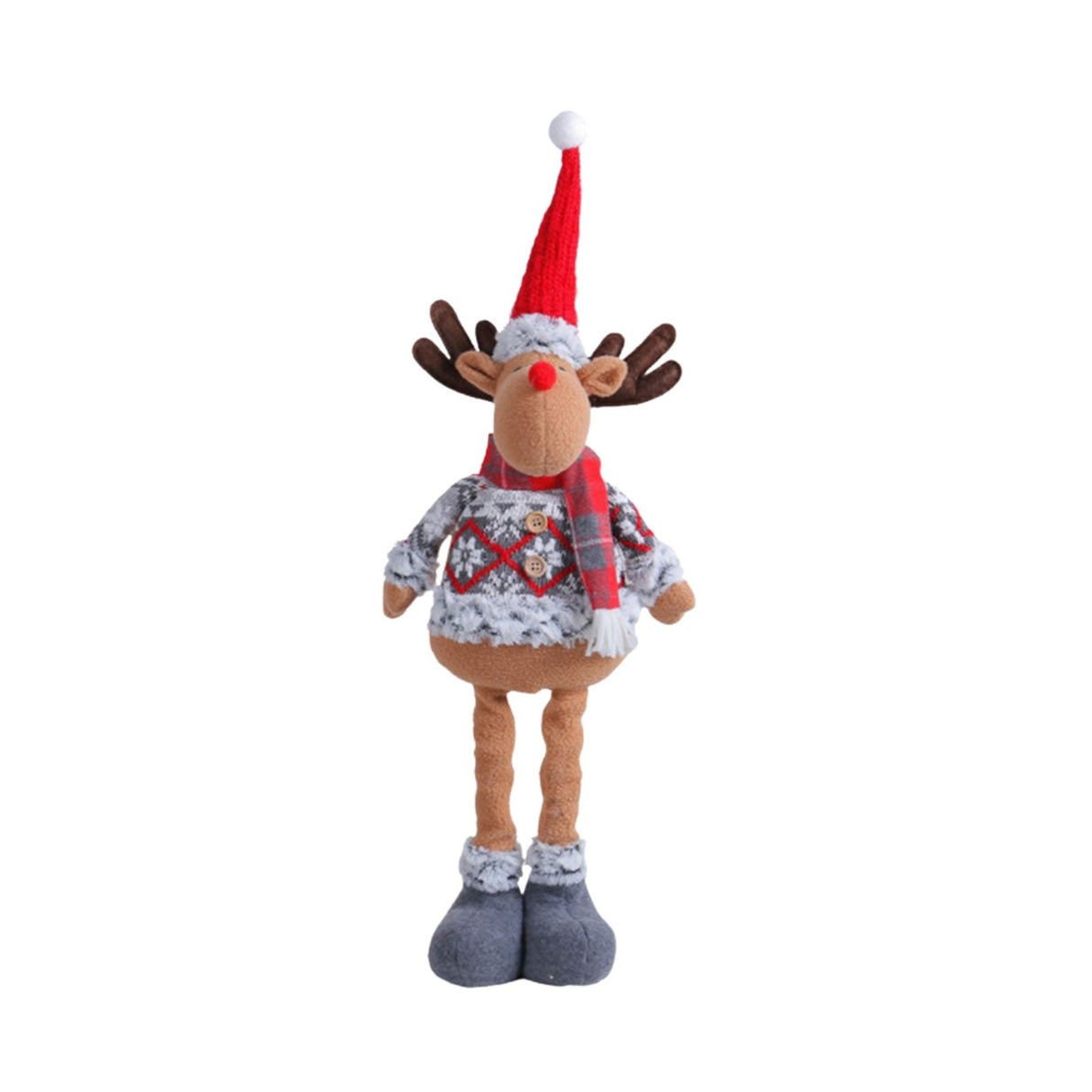 Rentierfigur Deko-Rentier Stehfigur Rentier Elch Dekofigur Winter