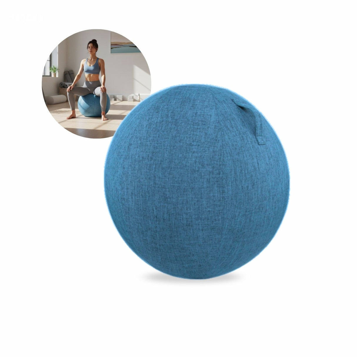 Sitzball mit Schutzhülle Yoga-Ball Gymnastikball Fitnessball