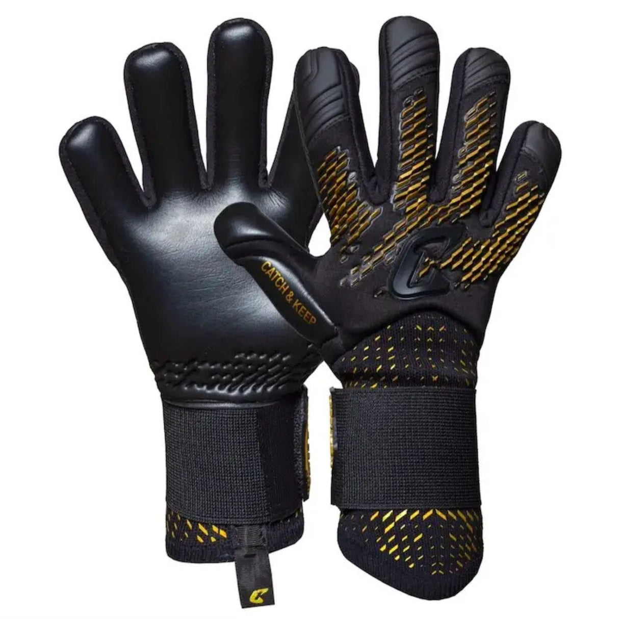 Fussballhandschuhe Revolution Gold Gr. 6 Torwart Goalie Handschuhe