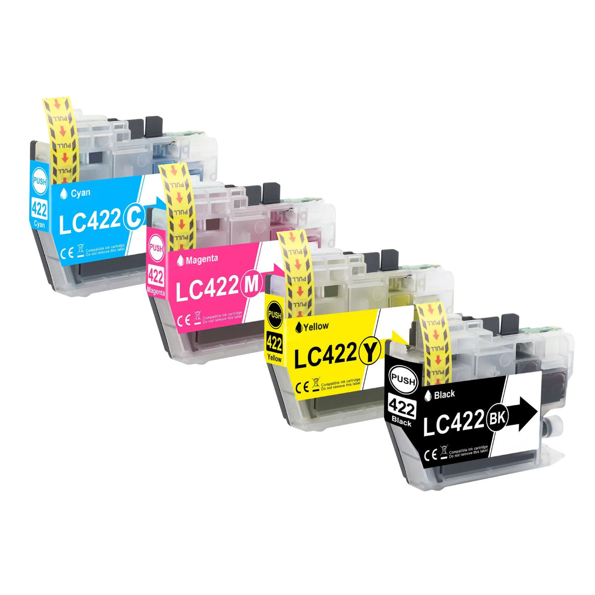 Kompatible Tintenpatrone für Brother MFC-J5740DW - Black Cyan Yellow Magenta - 4er Set