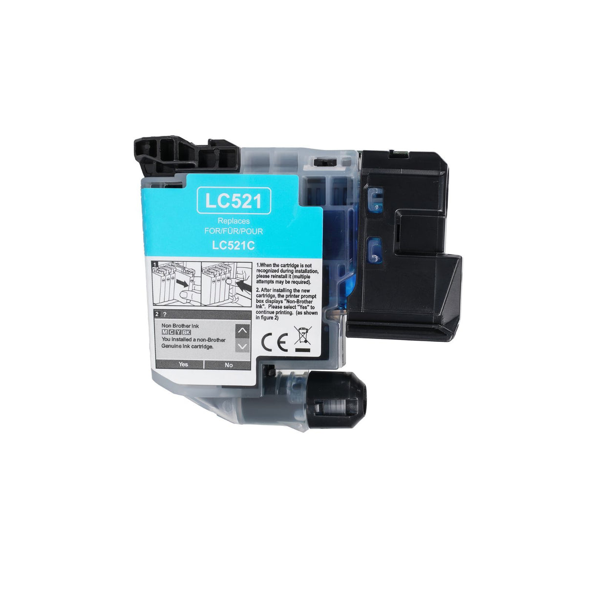 Kompatible Tintenpatrone für Brother DCP-J1360DW - Cyan 1 Stück
