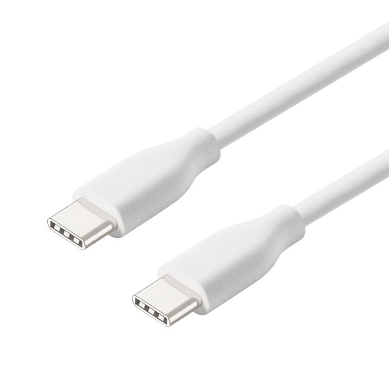 USB Type-C Male 3.1 zu USB Typ-C Male Ladekabel Daten Kabel 1m WEISS