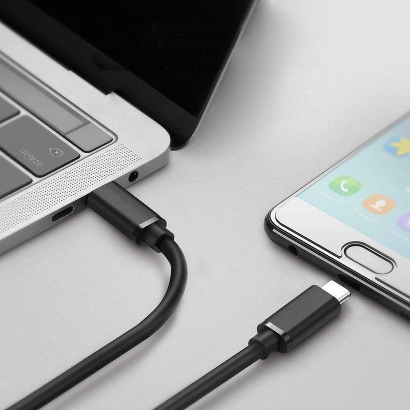 Schnellladekabel USB-C zu USB-C 1m 100W PD QC4.0 Datenkabel Adapter