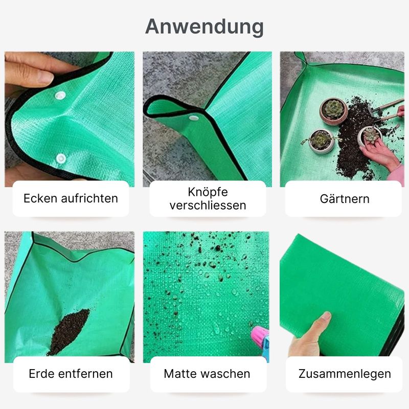 Pflanzmatte Gartenmatte Umtopfmatte Topfmatte Pflanzunterlage