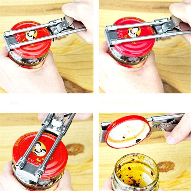 Glasöffner Einmachglasöffner Küchen-Zubehör Flaschenöffner Edelstahl