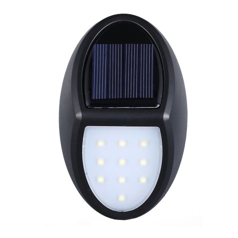 LED Solar Fassadenbeleuchtung Gartenleuchte Aussenlicht Wandleuchte