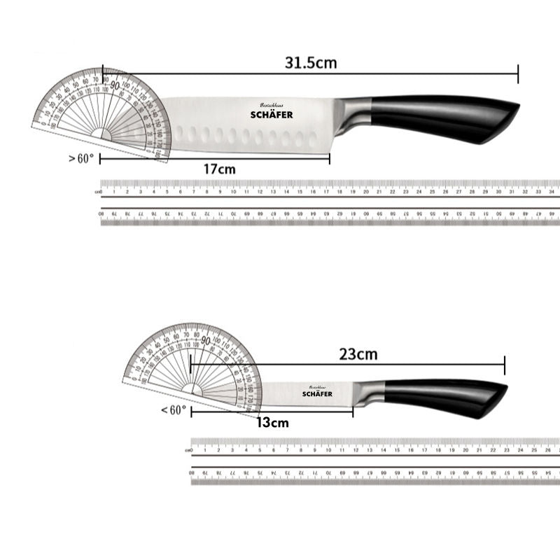 Messer Set Messerblock Kochmesser-Set Messerhalter Messerständer
