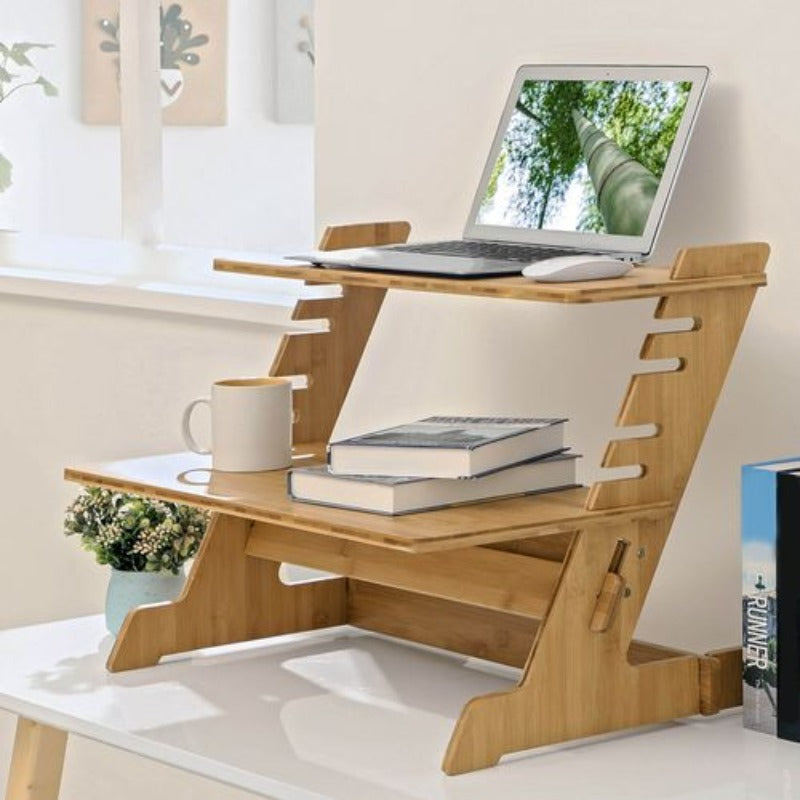 Ergonomische Tischpulterhöhung Laptop-Tisch mobiler Steh-Arbeitsplatz