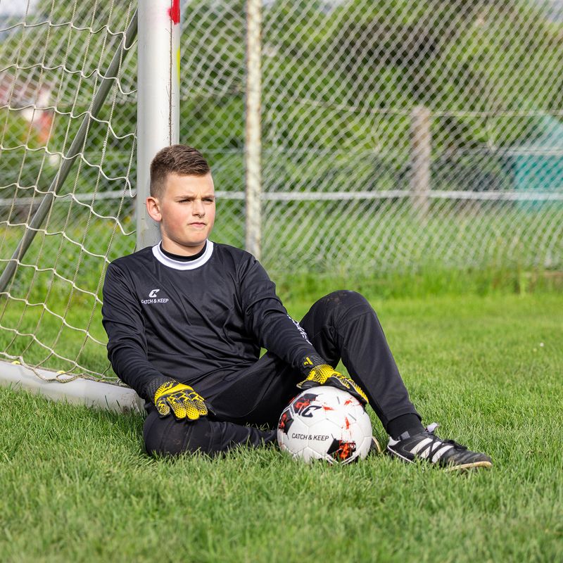 Fussballhandschuhe Kralle Protector Gr. 7 Gelb Torwart Keeper Goalie Handschuhe