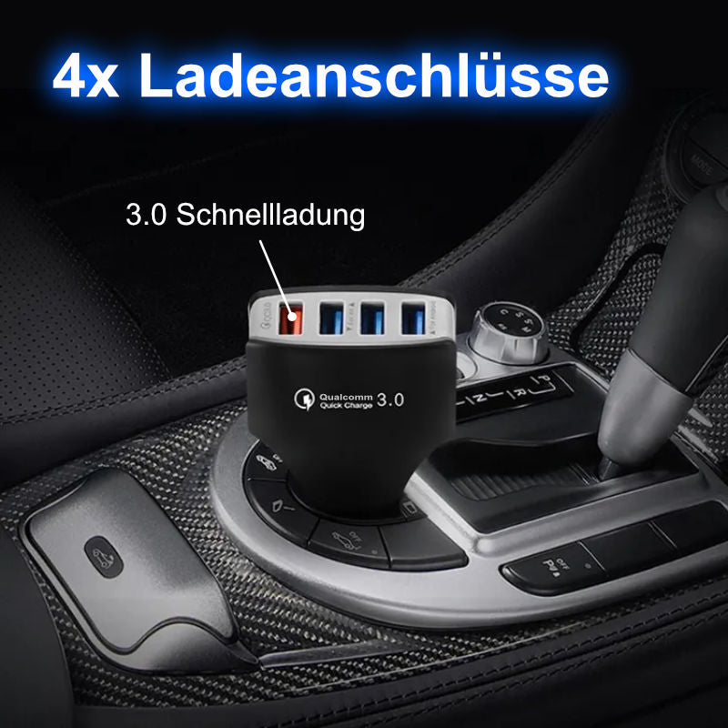 4-USB-Autoladegerät KFZ-USB-Ladegerät Auto-USB-Ladegerät KFZ-Ladegerät