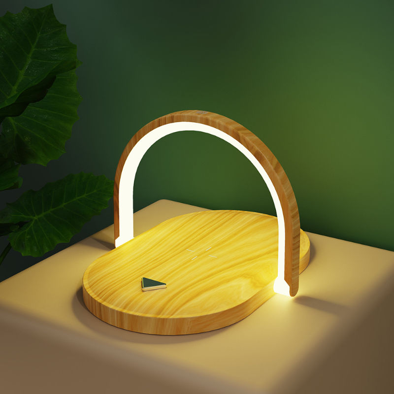 Ladestation mit Beleuchtung Smartphone Ladegerät Wireless Charger
