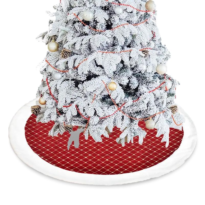 Christbaum-Rock Weihnachtsbaumdecke Tannenbaum-Teppich Baumrock-Matte