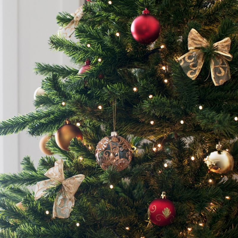 Christbaum-Rock Weihnachtsbaumdecke Tannenbaum-Teppich Baumrock-Matte