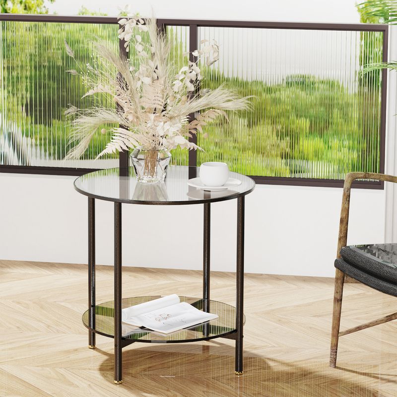 Beistelltisch Wohnzimmertisch Couchtisch Glastisch Sofatisch