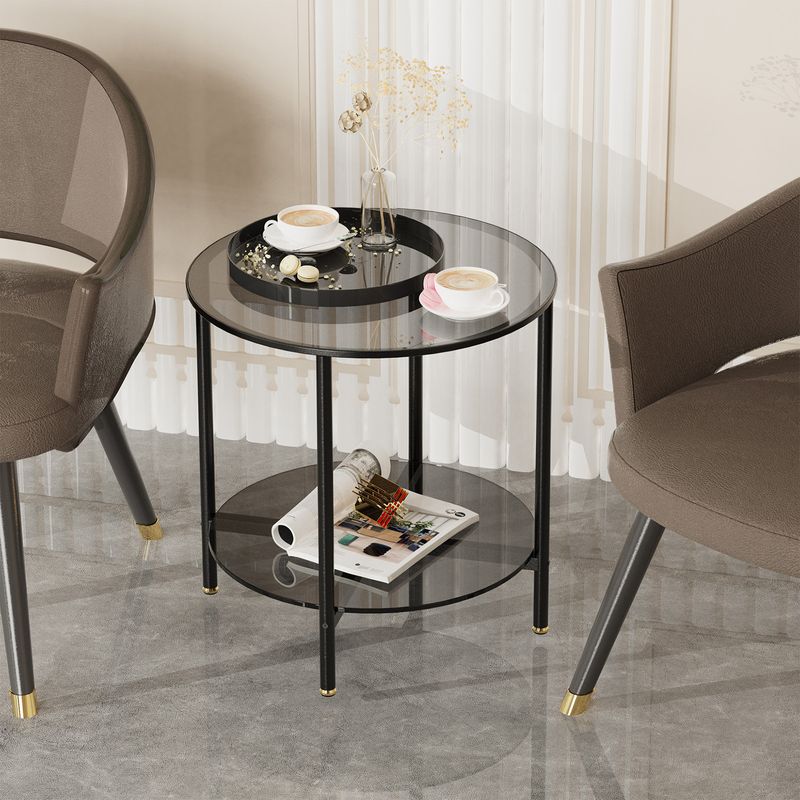 Beistelltisch Wohnzimmertisch Couchtisch Glastisch Sofatisch