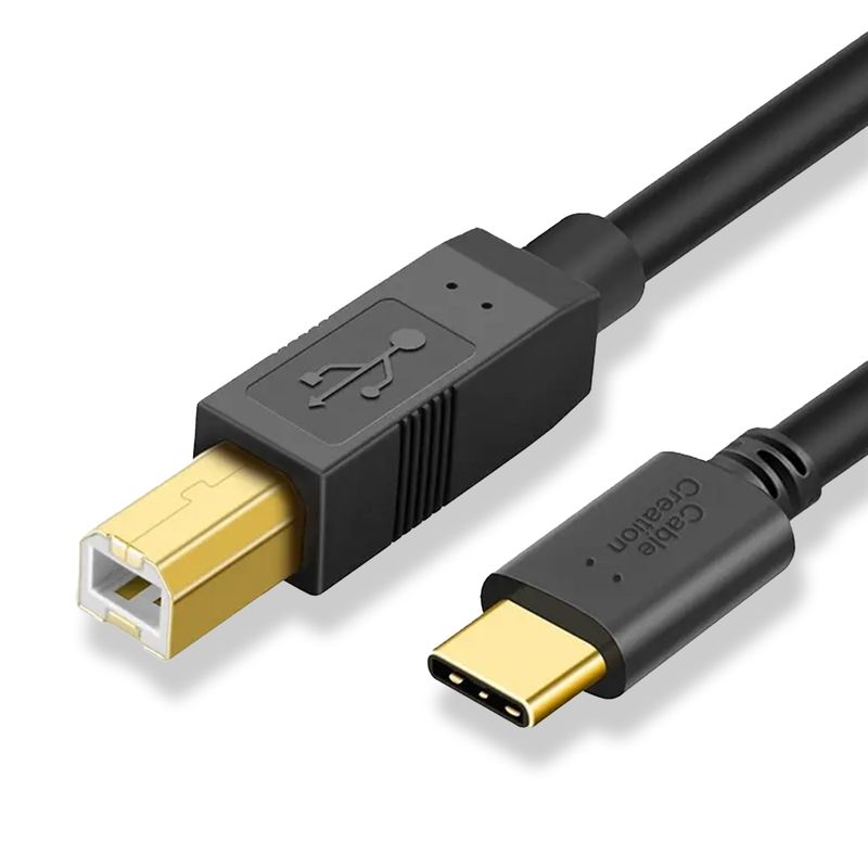 USB-C zu USB-B Druckerkabel 1m Drucker-USB-C-Kabel USB-C Printer-Kabel