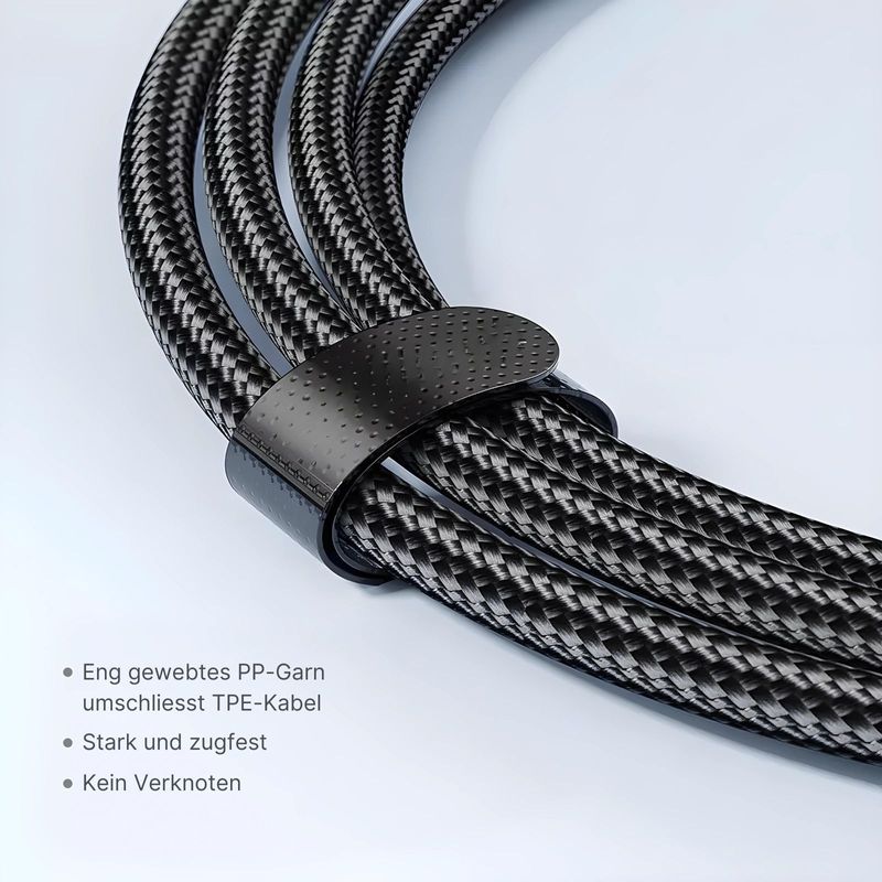 Kabel USB-C zu USB-C 2m 60W Datenkabel Schnellladekabel