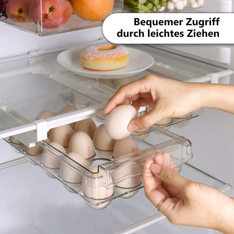 Eier-Aufbewahrungsbox Eier-Organizer Kühlschrank-Eierschublade