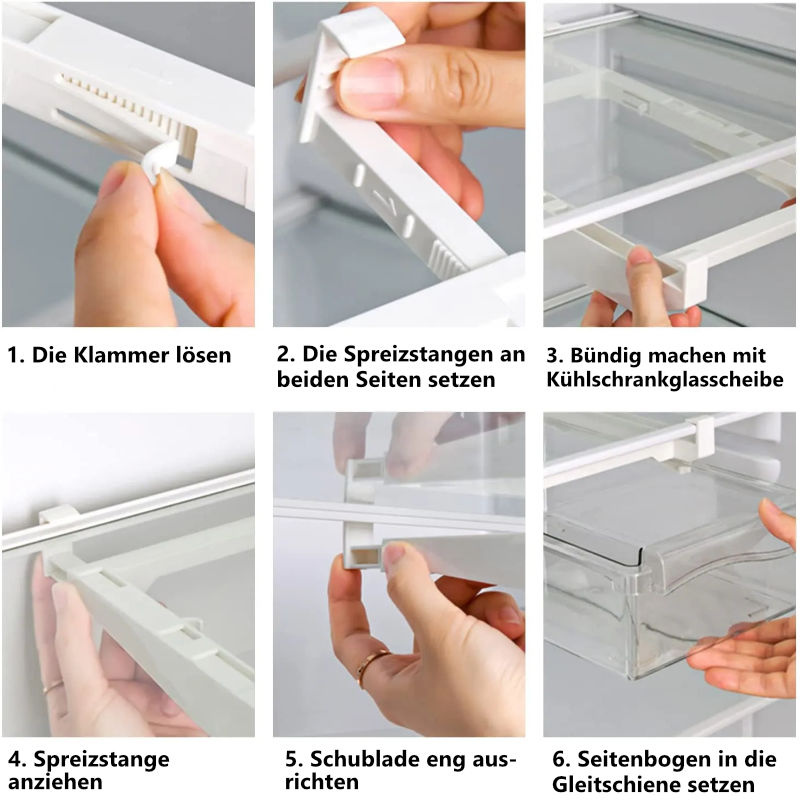Eier-Aufbewahrungsbox Eier-Organizer Kühlschrank-Eierschublade
