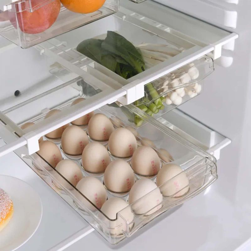 Eier-Aufbewahrungsbox Eier-Organizer Kühlschrank-Eierschublade
