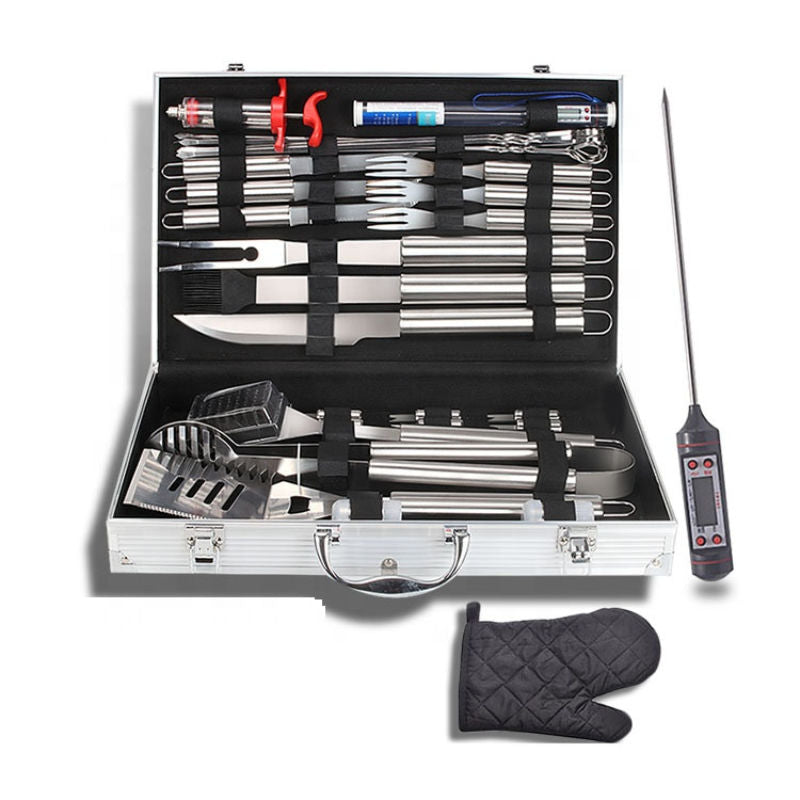 Grillbesteck Grillkoffer Grillset Grillausstattung Grillzubehör