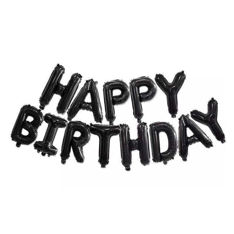 Happy Birthday Buchstabenballon Luftballon Folienballon Girlande