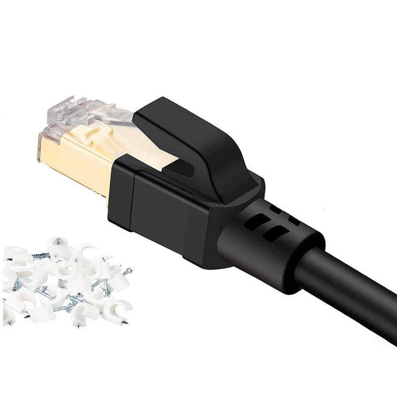 3.0m Netzwerkkabel Ethernetkabel Patchkabel LAN Kabel RJ45 Cat 8 Kabel