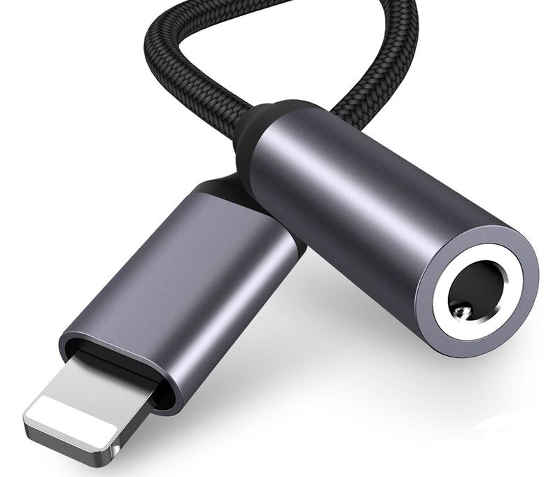 Lightning zu 3.5mm Audio Adapter Lightning auf 3.5mm Klinkenadapter