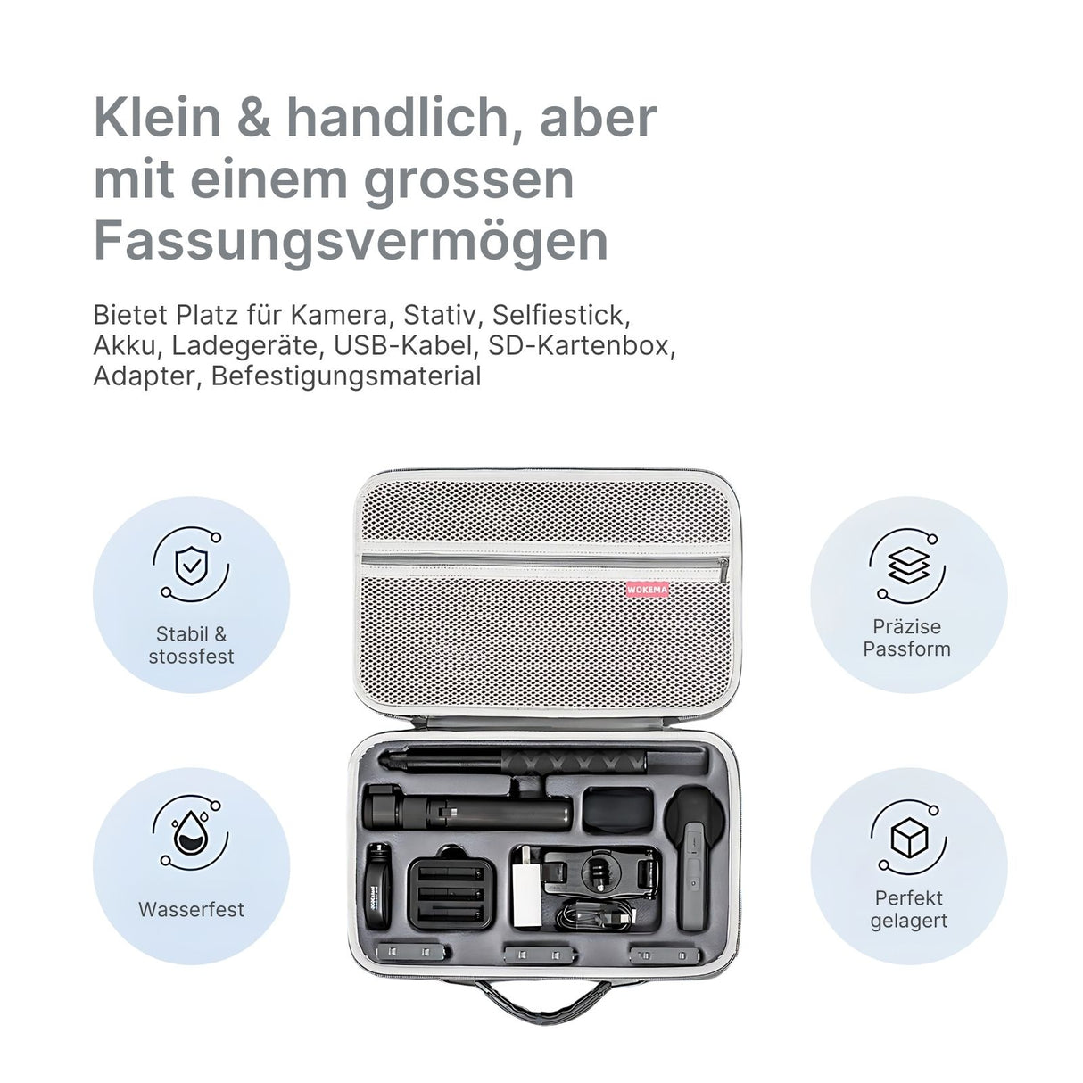 Action Cam Tragetasche Aufbewahrungstasche für Insta360 One X2 X3