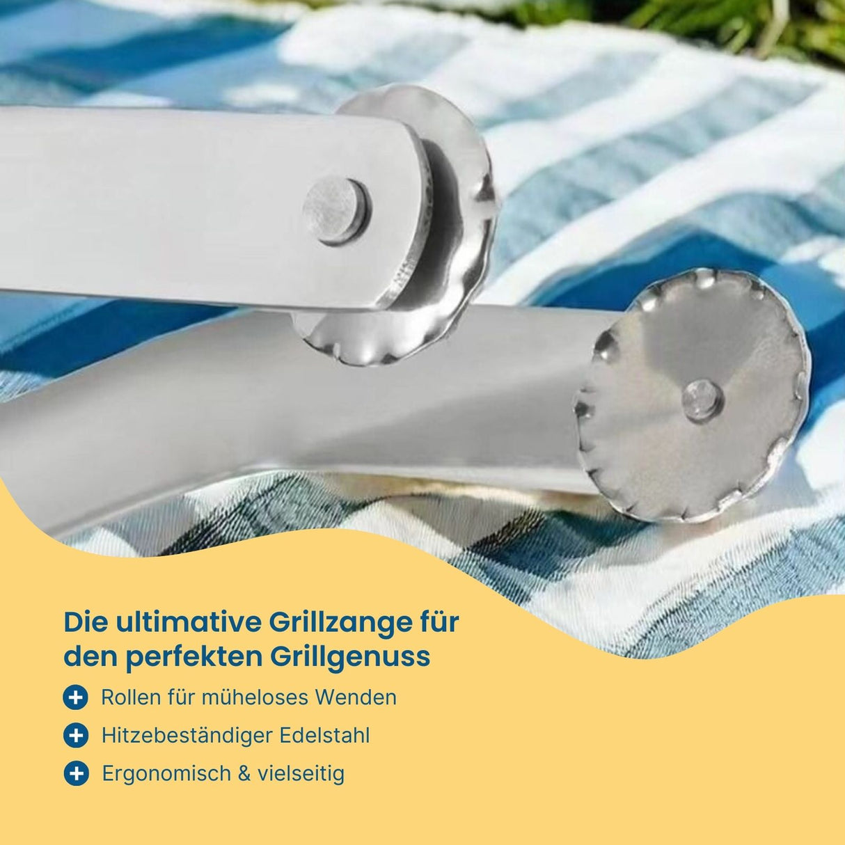 Grillzange BBQ-Zange Küchenzange Grillbesteck Grillwerkzeug Bratzange