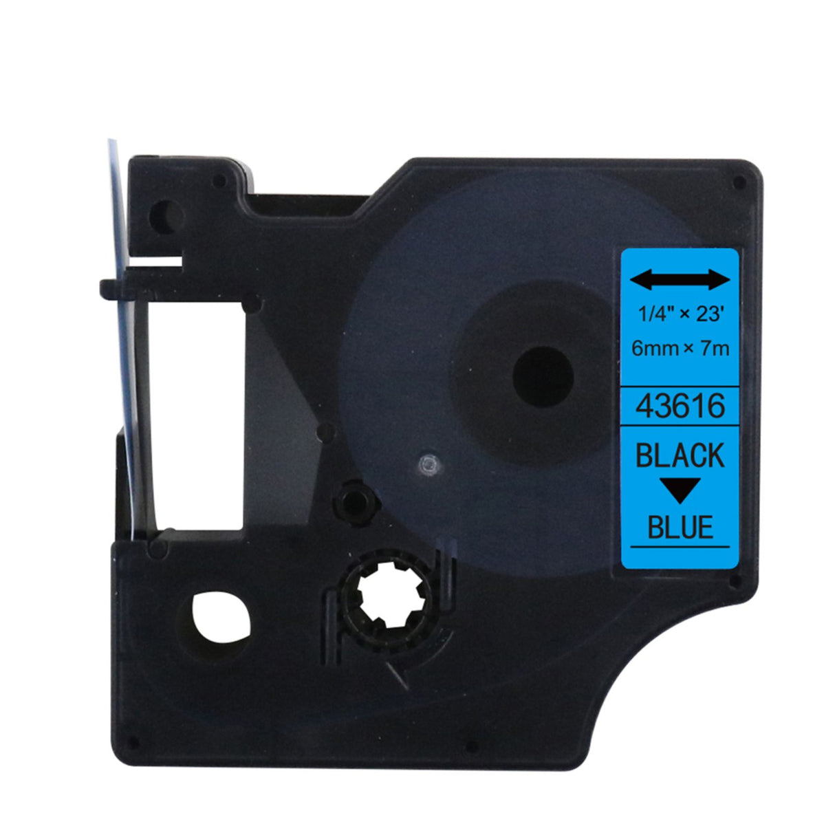 Alternatives Etikettenband zu Dymo D1 43616 Beschriftungsband