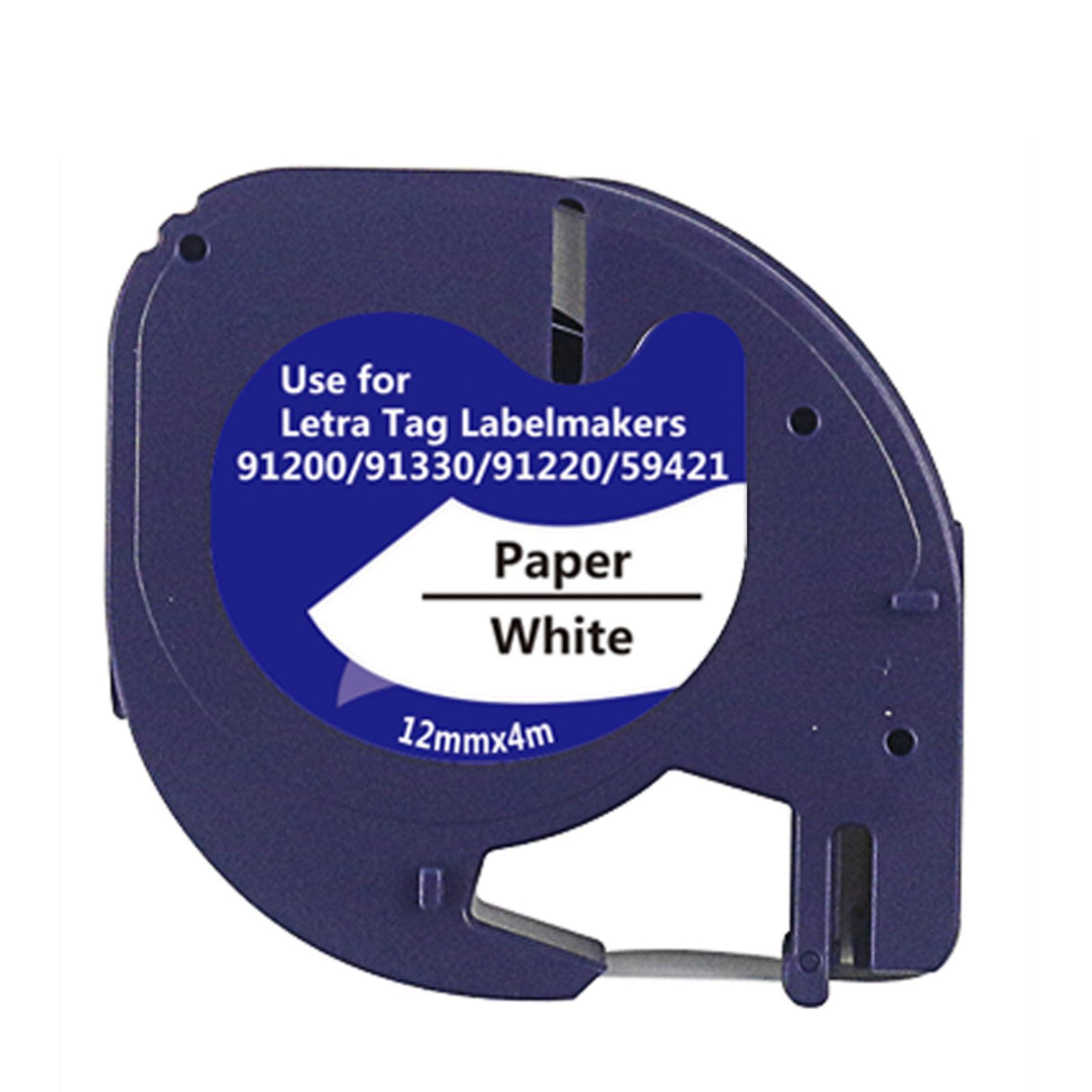 Alternatives Etikettenband zu Dymo 91220 / S0721510 LetraTag