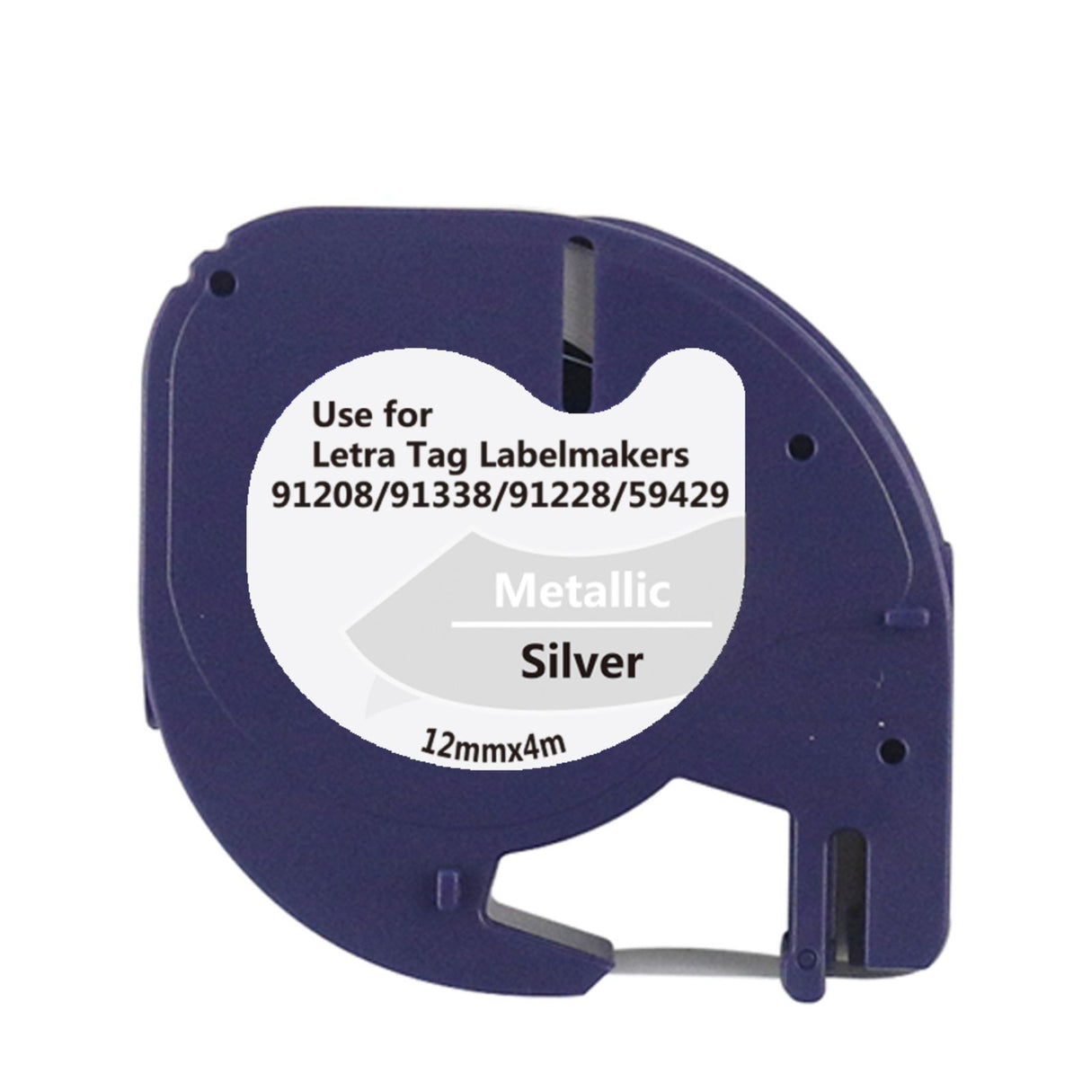Alternatives Etikettenband zu Dymo 91228 / S0721730 LetraTag