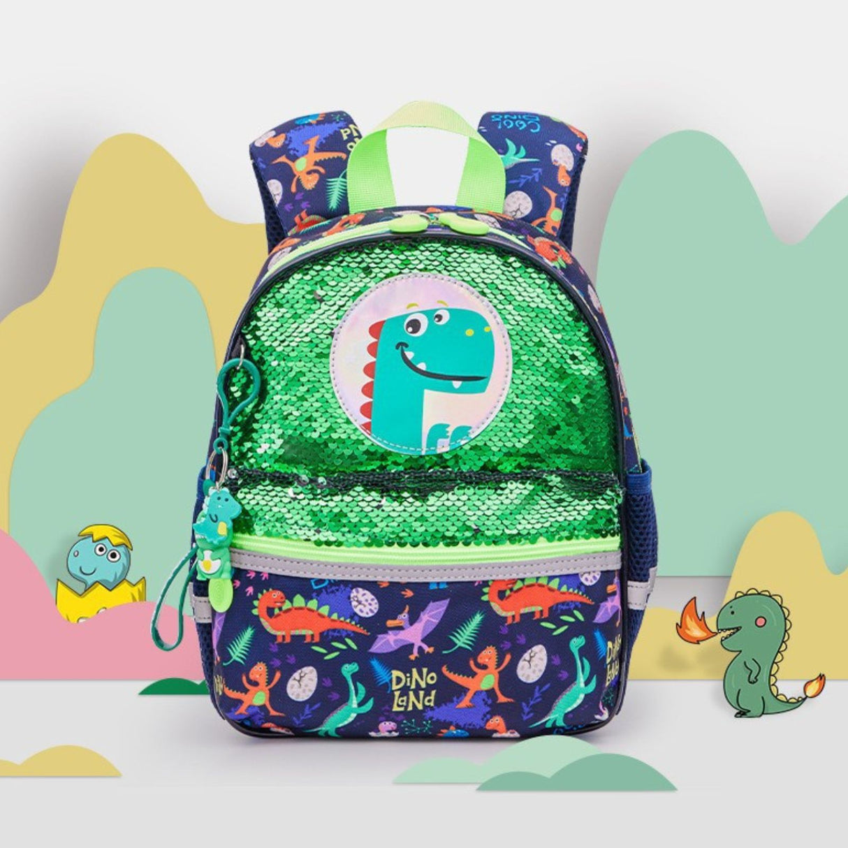Dinosaurier-Rucksack Kinderrucksack Kindergartenrucksack Dino-Rucksack
