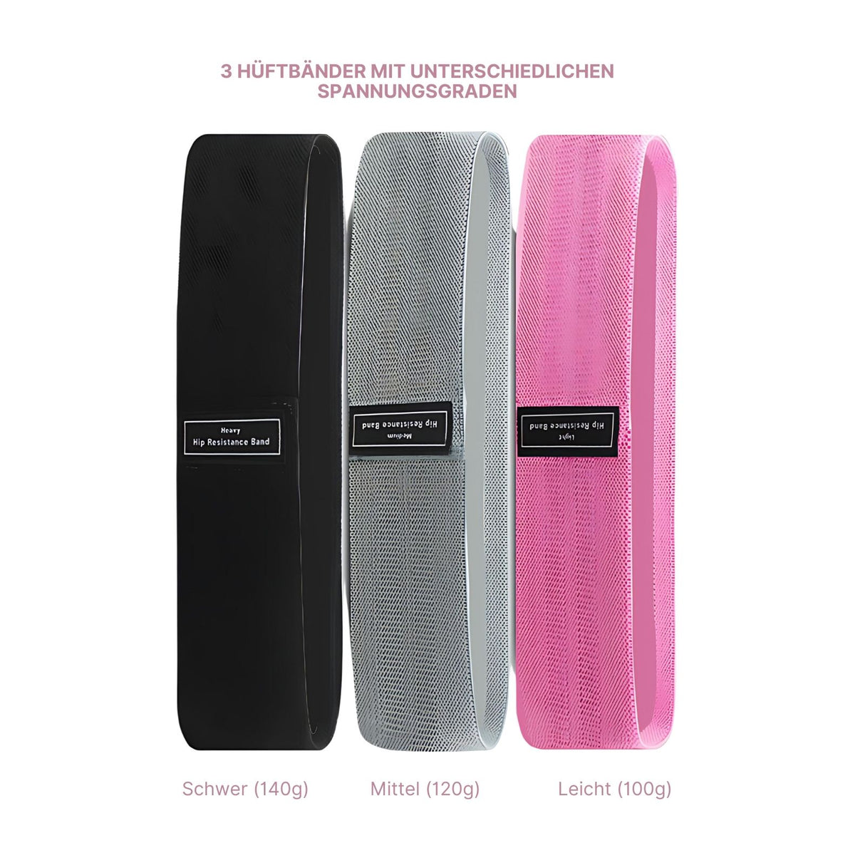 Hip-Resistance-Band Booty-Band Glute-Band Fitnessband Trainingsband