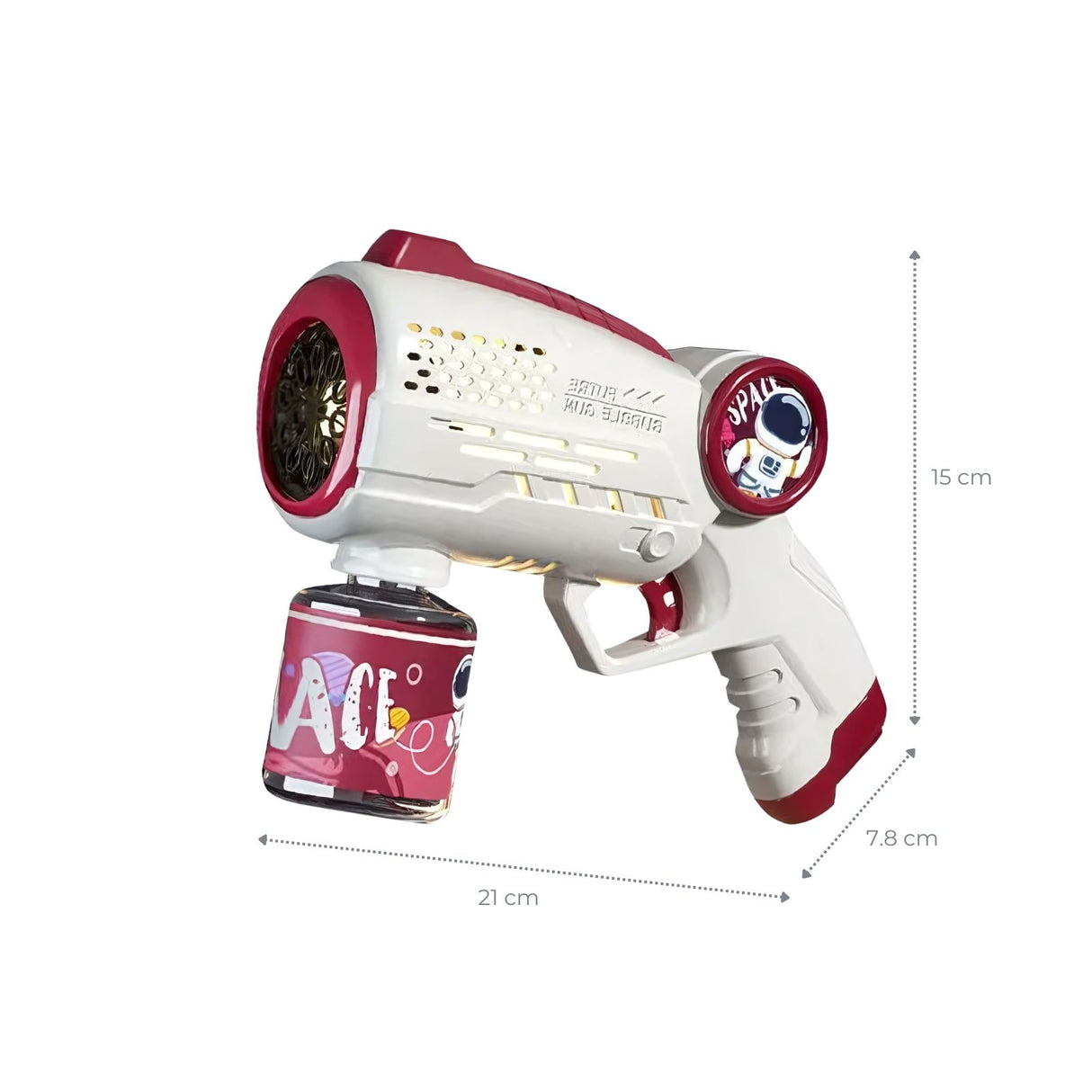 Weltraum-Seifenblasenpistole Automatische Seifenblasenmaschine Bubble Maker