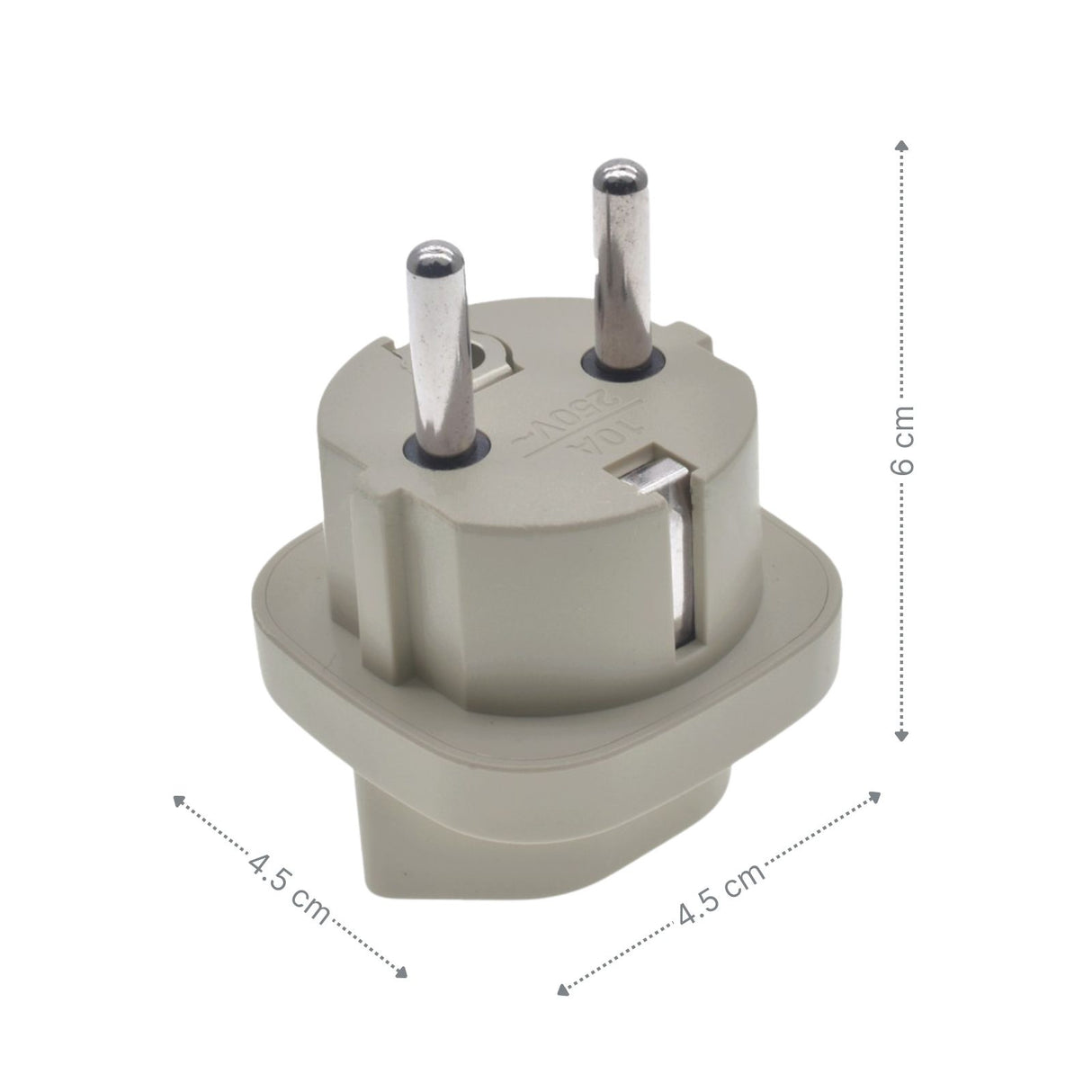 Steckdosenadapter Schweiz zu Schuko Adapter Konvertierungsstecker Reisestecker