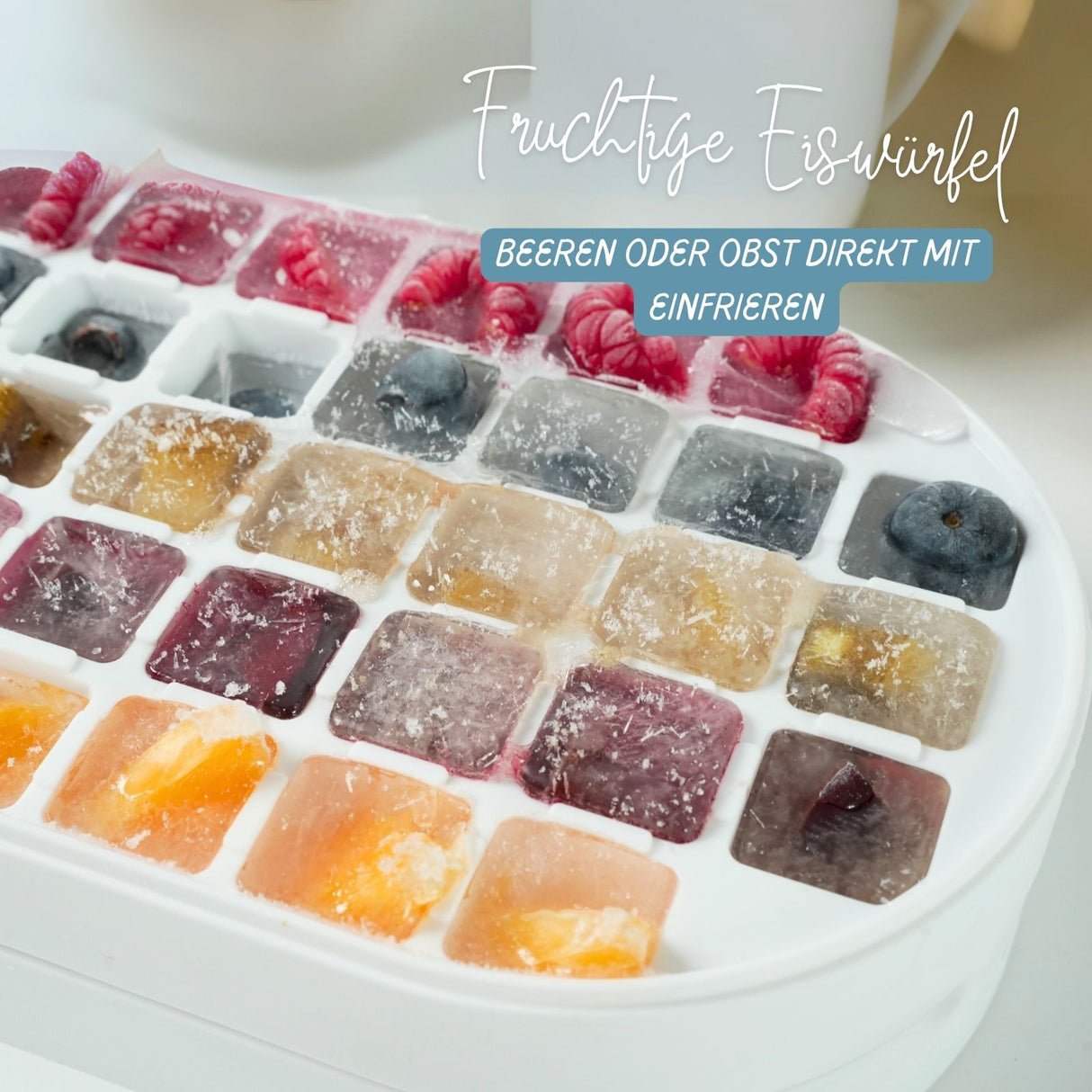 Eiswürfelform mit Aufbewahrungsbox Eiswürfelschale Eiswürfel-Maker-Set