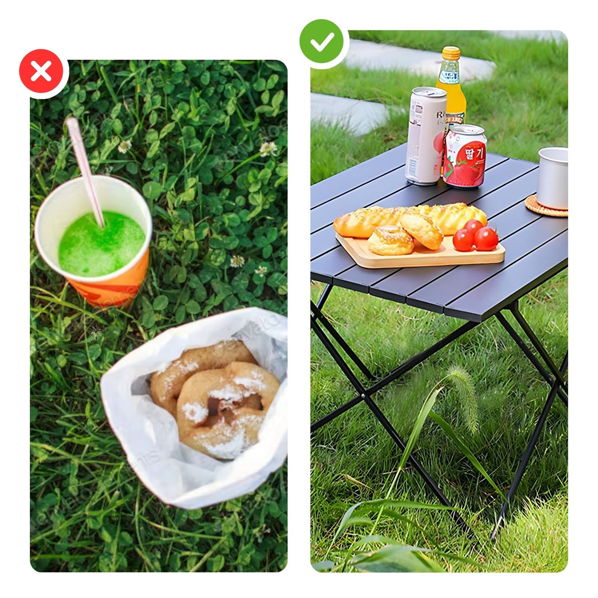 Mini-Campingtisch Klapptisch Falttisch Outdoor-Tisch