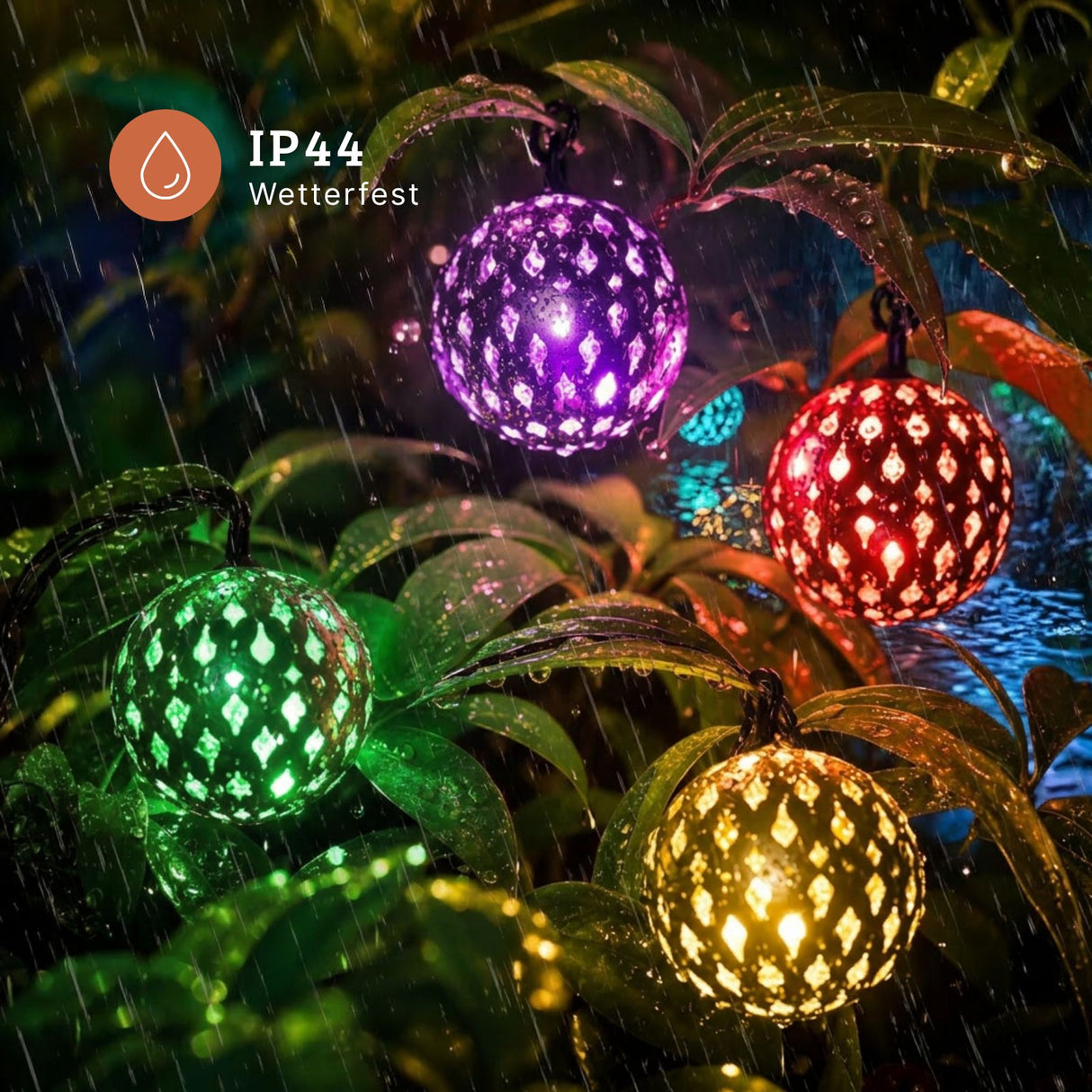 Marokkanische LED Outdoor-Dekoleuchte 4.8m Solar-Gartenbeleuchtung