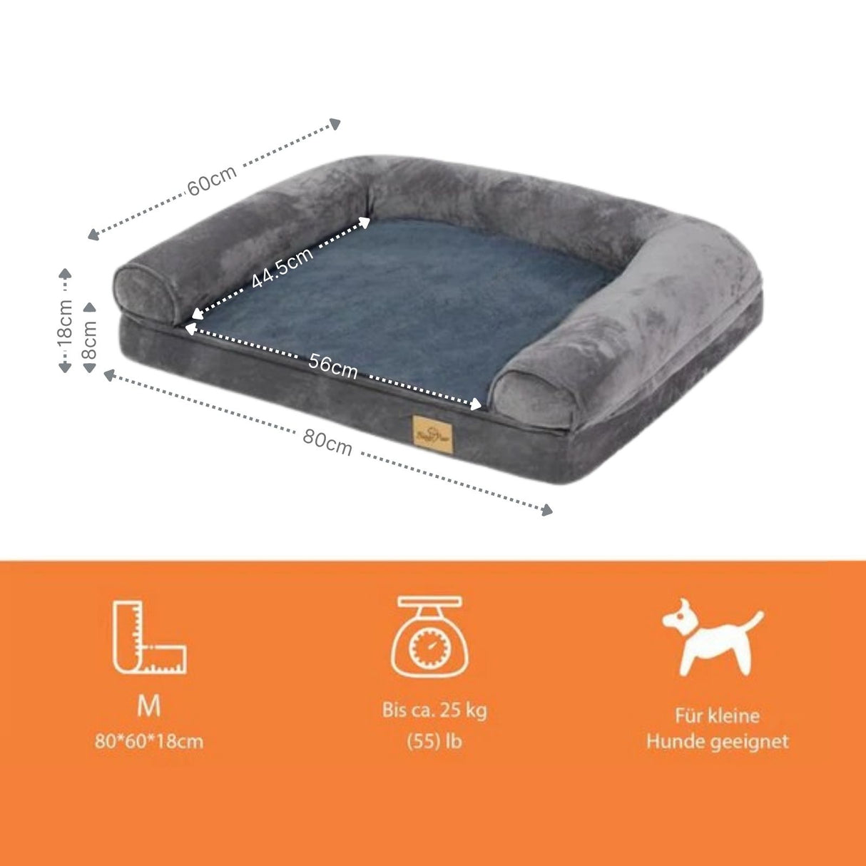 Hundebett Grösse M Hundekissen Tiermatte Hundesofa Haustiermatratze