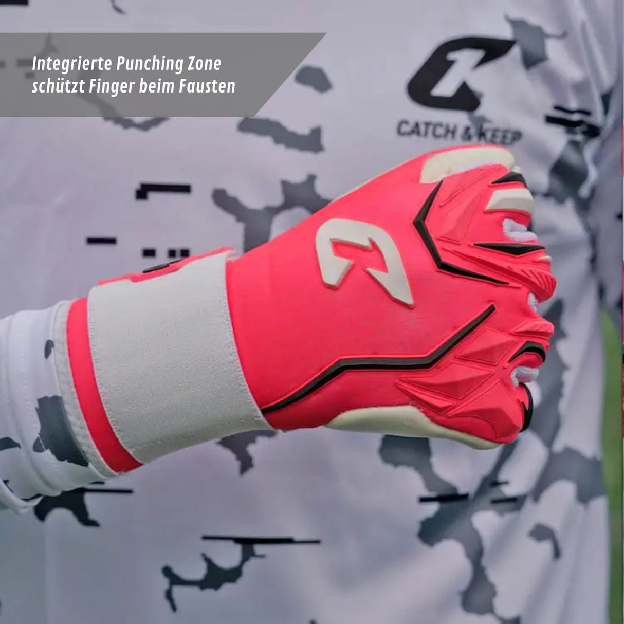 Fussballhandschuhe ViVor Crazy Orange Gr. 12 Torwart Goalie Handschuhe