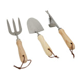 Gartenwerkzeug-Set 3-teilig Gartenschaufel Blumengabel Jäter