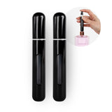 2er-Set Mini-Parfümzerstäuber 8ml Parfum Vaporisateur Schwarz