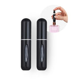 2er-Set Mini-Parfümzerstäuber 5ml Parfum Vaporisateur Schwarz