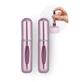 2er-Set Mini-Parfümzerstäuber 5ml Parfum Vaporisateur Pink