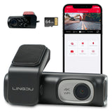 4K WiFi Dual-Dashcam Autofront-Kamera Onboard-Kamera Auto-Überwachung